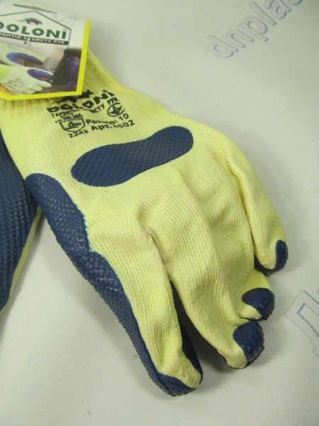 Перчатки рабочие с заливной ладонью DOLONI