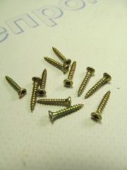 Шуруп универс. с потай головкой 2,5*16мм (ж.цинк) Шуруп универс. с потай головкой 2,5*16мм (ж.цинк)