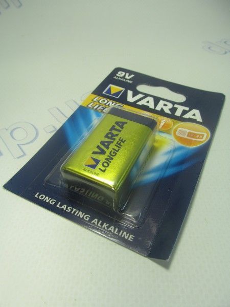 Батарейка VARTA LONG LIFE 9V (крона)