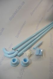 Карниз угловой для шторки в ванную