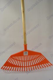 Грабли веерные 23 зубца с черенком