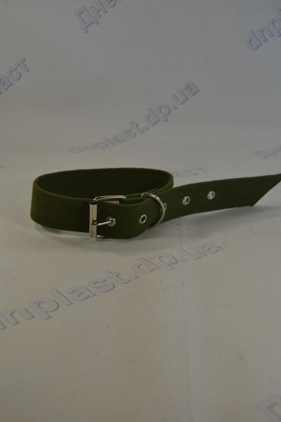 Ошейник для животных, брезент (ширина 3,5см/длина 64см) с пряжкой