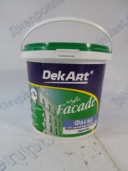 Краска фасадная ВДА 