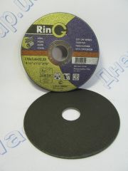 Диск абразивный отрезной для металла 115*1,6*22 мм  RING