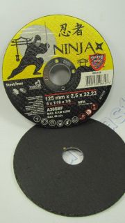 Диск отрезной по металлу 125*2,5*22 мм NINJA
