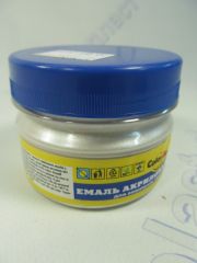 Эмаль акриловая серебро перламутр 0,1кг Color Joy