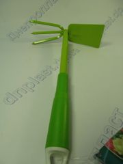 Тяпка - трезубец, прорезиненная рукоятка 