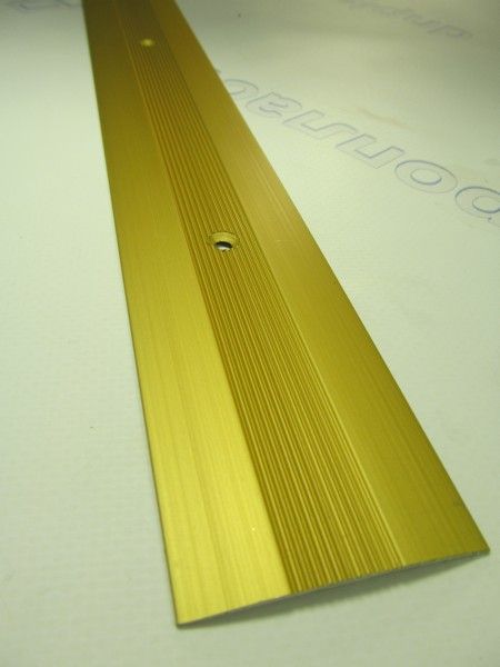 Порожек рифленый  50*4 золото 1,8 м