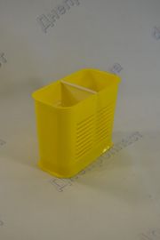 Подставка для столовых приборов желтая