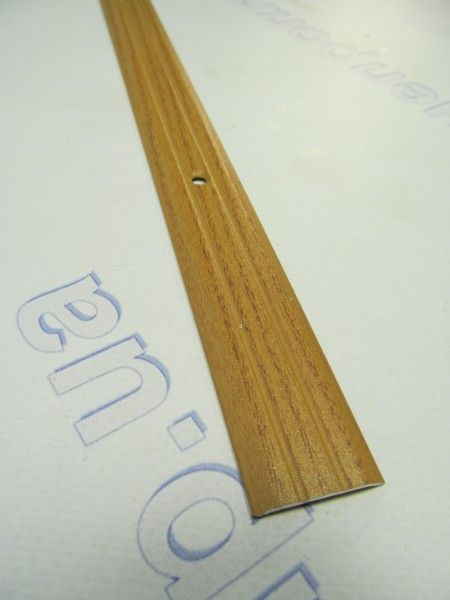 Порожки рифленый 25*3 Дуб темный 0,9 м