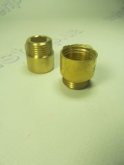 Удлинитель латунь 1/2  L=15мм