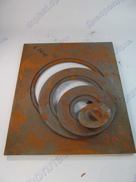 Плита чугунная 1 комфорточная чугунная 355*410мм (100956)