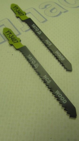 Полотна для электролобзика, (дерево) /длина 75мм YATO YT-3407