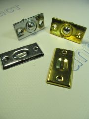 Фиксатор дверной шариковый (золото,хром)