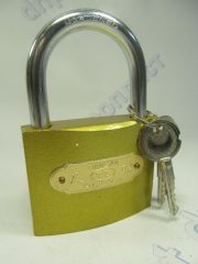 Замок навесной крест ключ 75мм