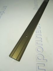 Порожек рифленый  30*3 бронза 1,8 м