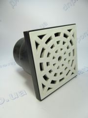 Трап 110 прямой (белый)