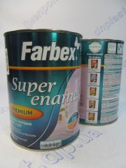 Эмаль алкидная 0,9 кг кремово - розовая "Farbex"