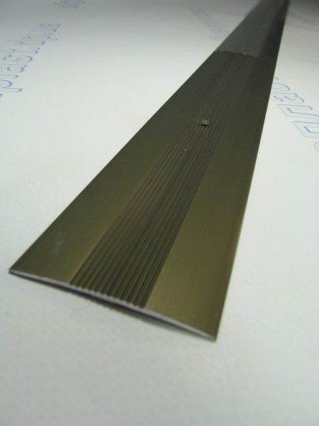 Порожек рифленый  50*4 бронза 1,8 м