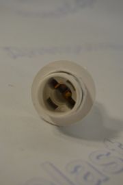 Патрон пластик-люстра БЕЛЫЙ Е14