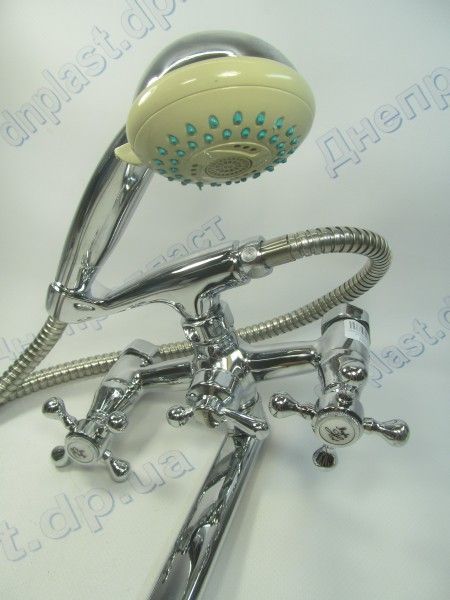 Смеситель  O&L LUX MAYFAIR-143-ванна длинная плоский гусак (букса 1/2