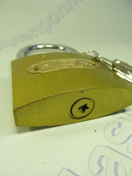 Замок навесной крест ключ 75мм