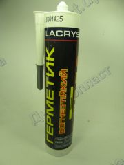 Герметик огнестойкий для каминов 280мл (черный) LACRYSIL