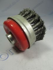 Щетка-крацовка "Чашка" для УШМ 85 мм,  (пучки витой проволоки)