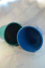 Ведро пластмасовое 17л.п\э (цветное)