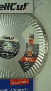 Алмазный Диск 230*7*22,23 Турбоволна Wellcut Promo