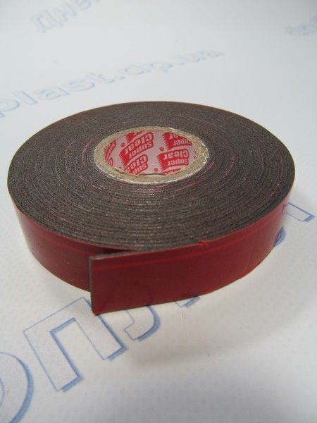 Скотч для зеркал и авто двухсторонний 19мм * 5м