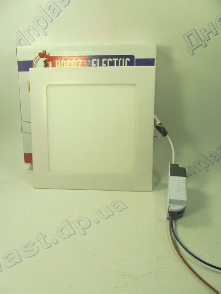 Светодиодный светильник квадрат LED 12W 6400K Slim\sg-12 HOROZ