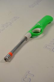 Зажигалка пьеза газовая, гибкая (оранжевая)