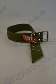 Ошейник для животных, брезент (ширина 4см/длина 69см) с пряжкой