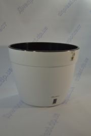 Вазон АСТИ (12,0 л) белый-чёрный