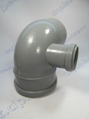 Колено комб. двухпл. 110/50*90 ПРАВ