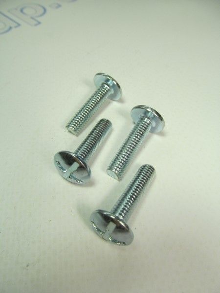 Винт метрич. полукруглая головка с пресшайбой 6*25мм (ЦБ)