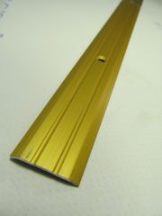 Порожек рифленый  25*3 золото 0,9 м