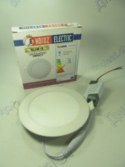 Светодиодный светильник круглый  LED 9W 6400K Slim--9 HOROZ