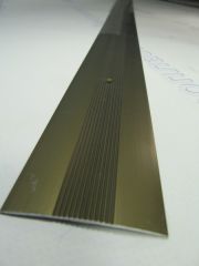 Порожек рифленый  50*4 бронза 1,8 м