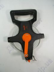 Рулетка геодезическая 30м*10мм лента ПВХ