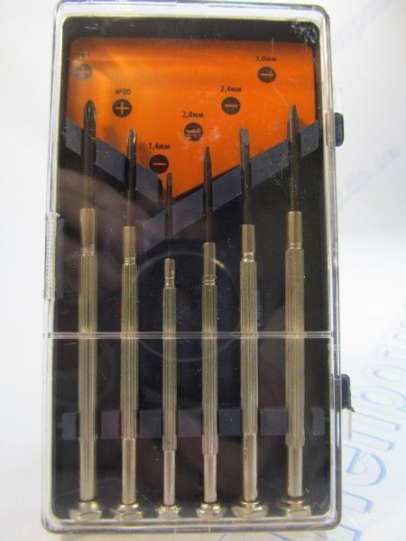 Набор отверток 6шт для точной механики