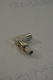 Штекер в TV угловой с гайкой