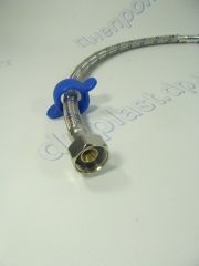 Шланг для воды L=500, 1/2ВВ в нержавеющей  оплетке