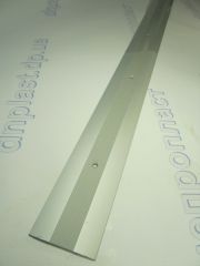 Порожек рифленый  50*4 серебро 1,8 м