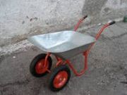 Тачка строительная 2 х колесная 90/170л 