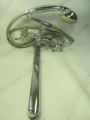 Смеситель  O&L LUX MAYFAIR-143-ванна длинная плоский гусак (букса 1/2