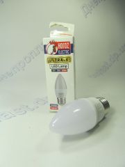 Лампа светодиодная свечка LED 6W E27 6400K HOROZ