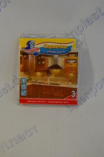 Салфетка вискозная 5шт Мойдодыр