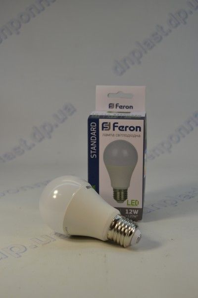 Светодиодная лампочка LB-712/ А60/ 12W/ 230V/ 1100Lm/ Е-27/4000К белый (FERON)